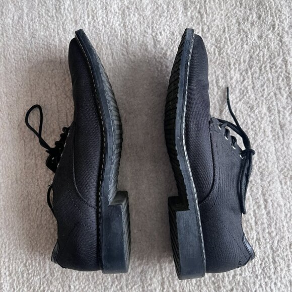 Guess Dress Shoes Mens 10.5 Tucker 3 Oxford Black Canvas Lace Up main image 4